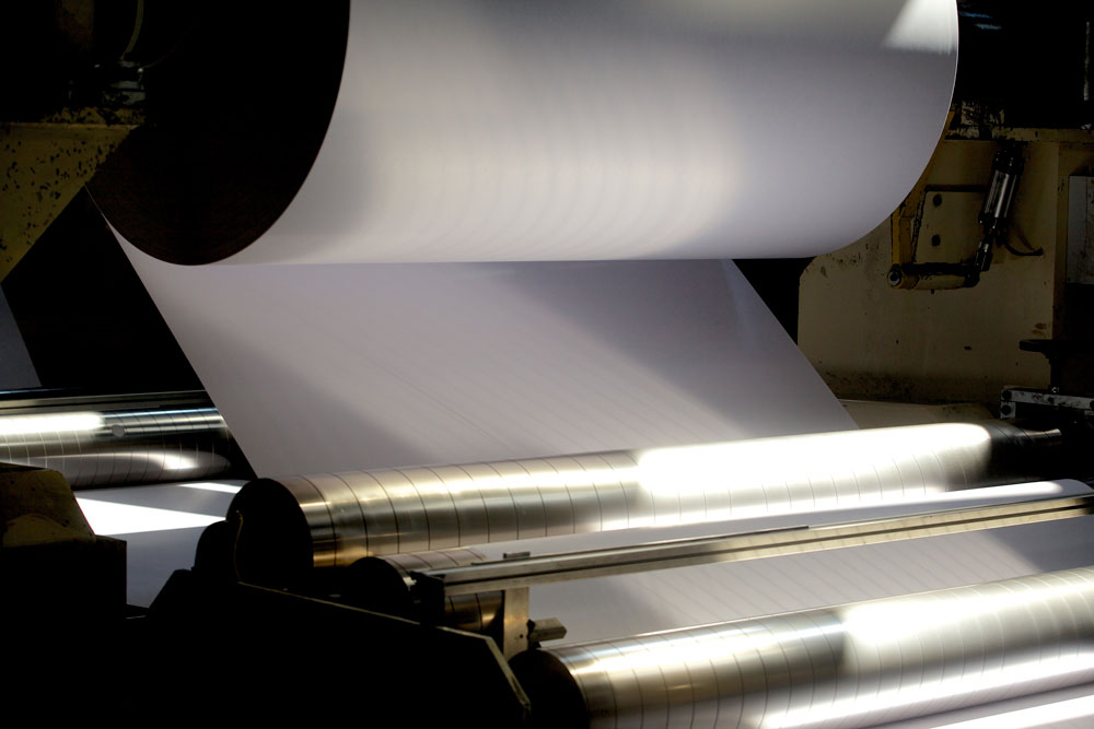 The Fedrigoni Special Papers mill in Verona, where paper is born