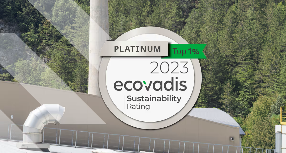 EcoVadis 2023 - opět platinová medaile!